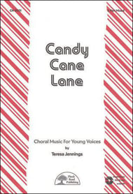 Candy Cane Lane Three-Part Mixed choral sheet music cover Thumbnail